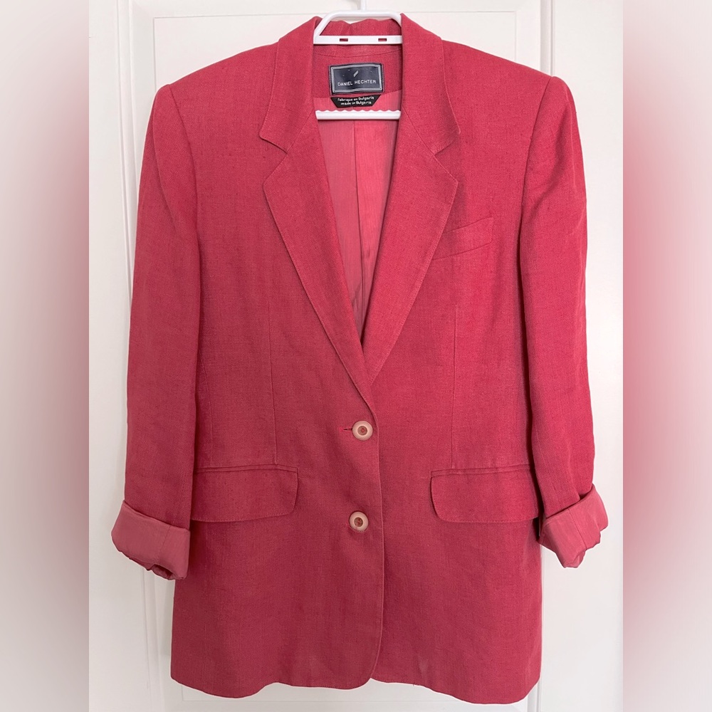 DANIEL HECHTER Linen Blazer size 4
